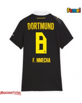 Borussia Dortmund Felix Nmecha #8 Tricou Fotbal Replică 2026-27 Femei Deplasare Borussia Dortmund Felix Nmecha #8 Tricou Fotbal Replică 2026-27 Femei Deplasare